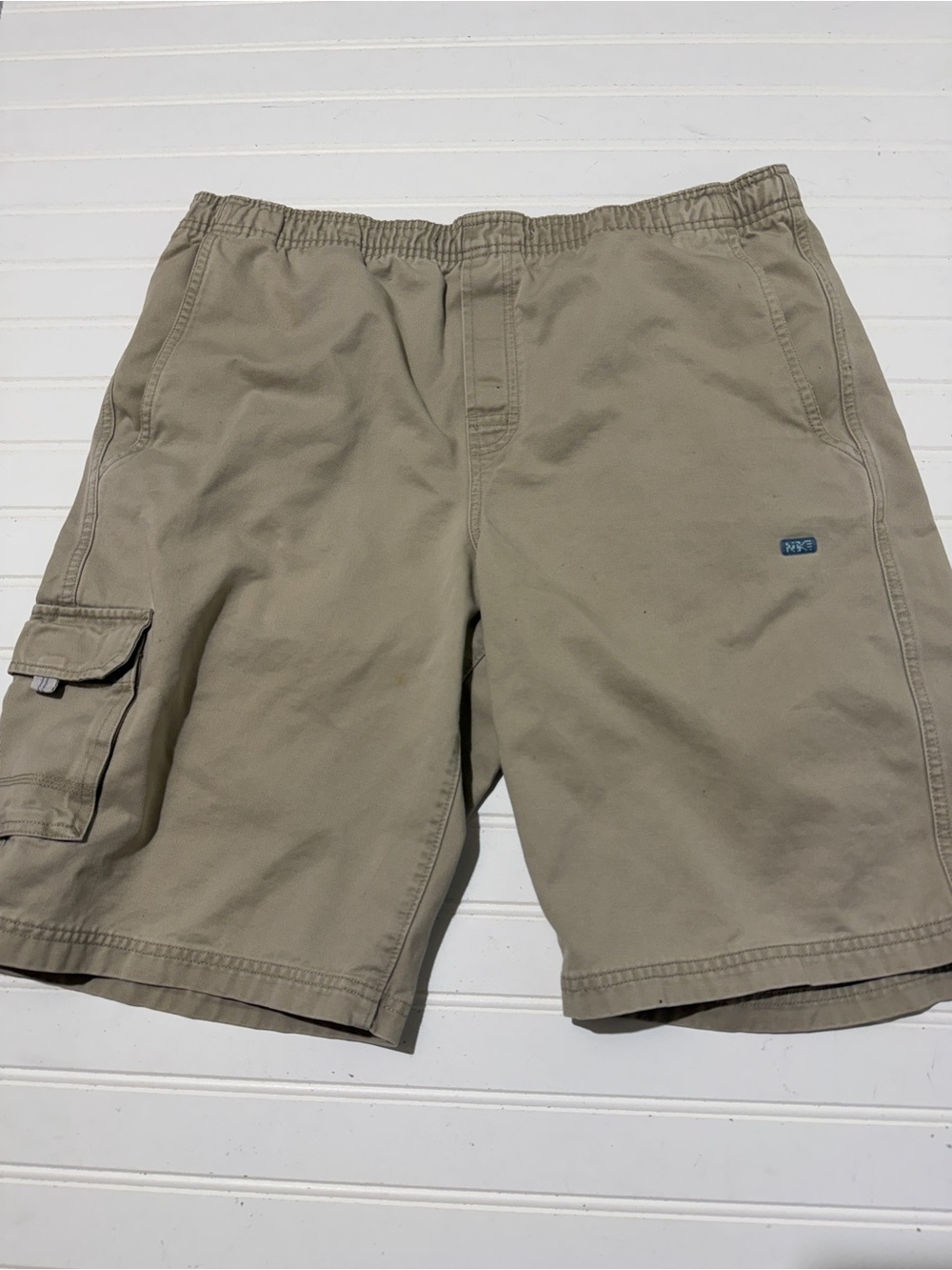 Vintage 90s Nike Cargo Shorts Y2K Khaki Ripstop Cotton XL